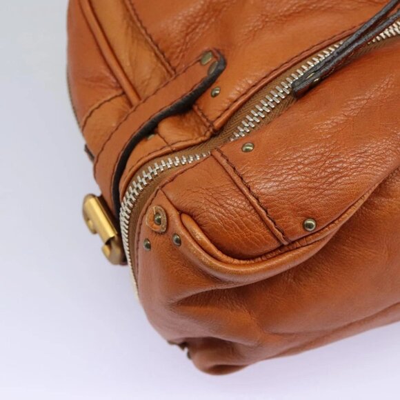 Chloe Paddington Hand Bag Leather Brown Auth am7626V - Picture 10 of 15